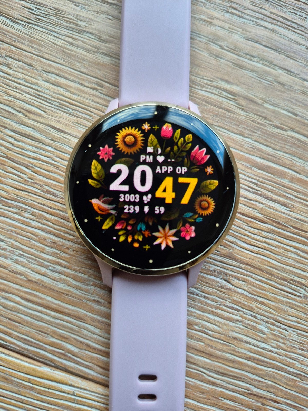 Garmin Venu 3S Goud/Roze Smartwatch, Garmin, GPS, Ophalen of Verzenden, Zo goed als nieuw