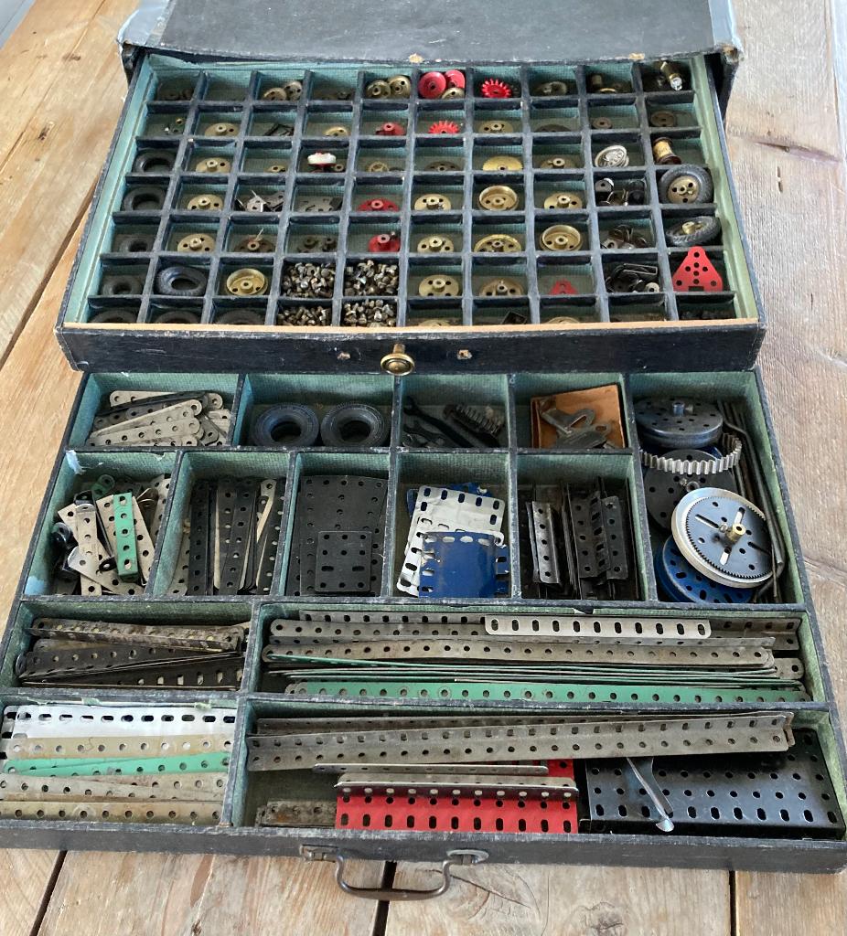Vintage Märklin ladendoos met inhoud (natuurlijk), Ophalen of Verzenden
