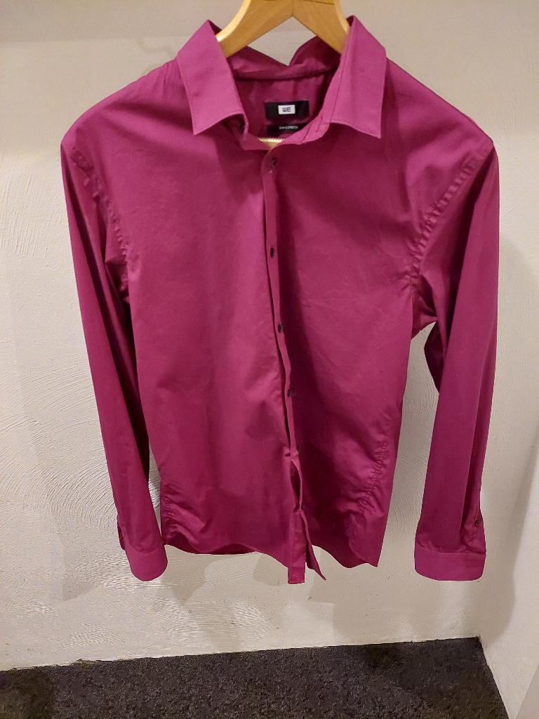overhemd, Kleding | Heren, Overhemden, Ophalen, WE, Paars, Zo goed als nieuw