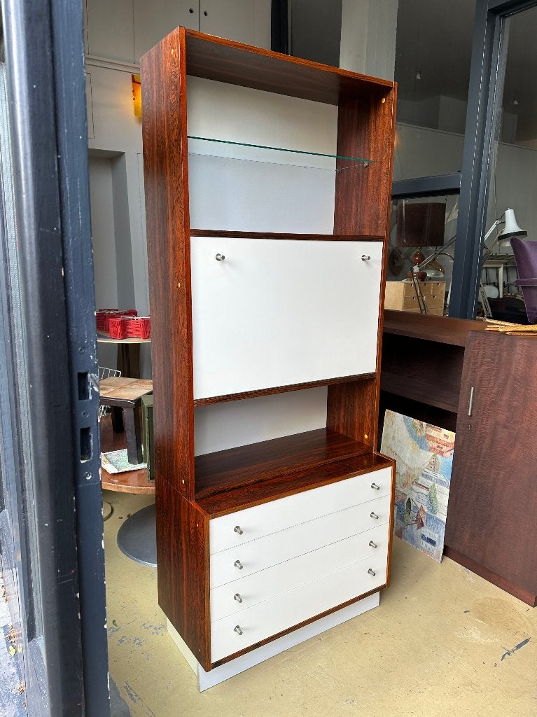 Vintage design wandmeubel, buffetkast, barkast, high board, Huis en Inrichting, Ophalen, Gebruikt, -, -