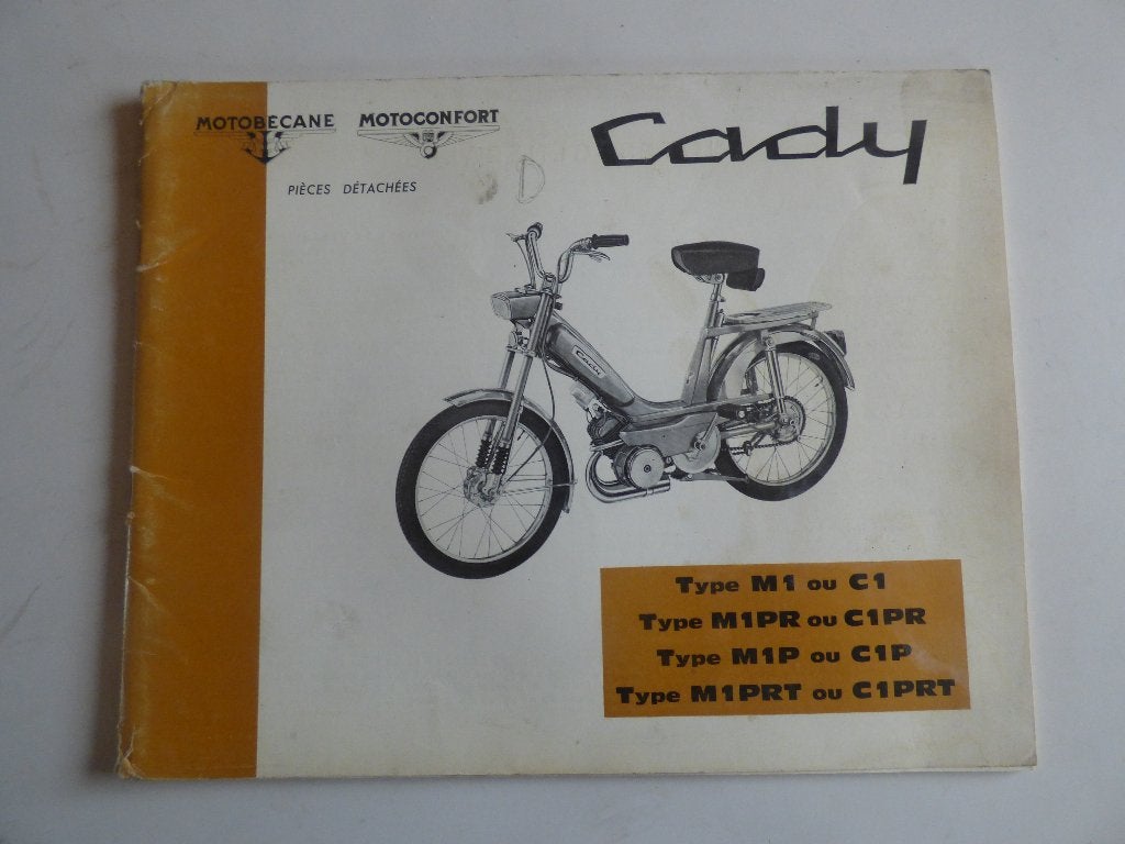 MOTOBECANE MOTOCONFORT CADY TYPE M1 OF C1 ONDERDELENLIJST, Ophalen of Verzenden, Gebruikt