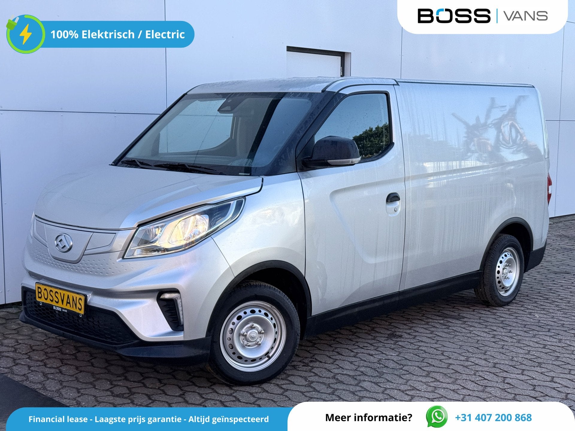 Maxus EDELIVER 3 50kWh 122PK Elektrisch! L1 227km WLTP Cruis, Auto's, Zwart, Maxus, 122 pk, 2 stoelen