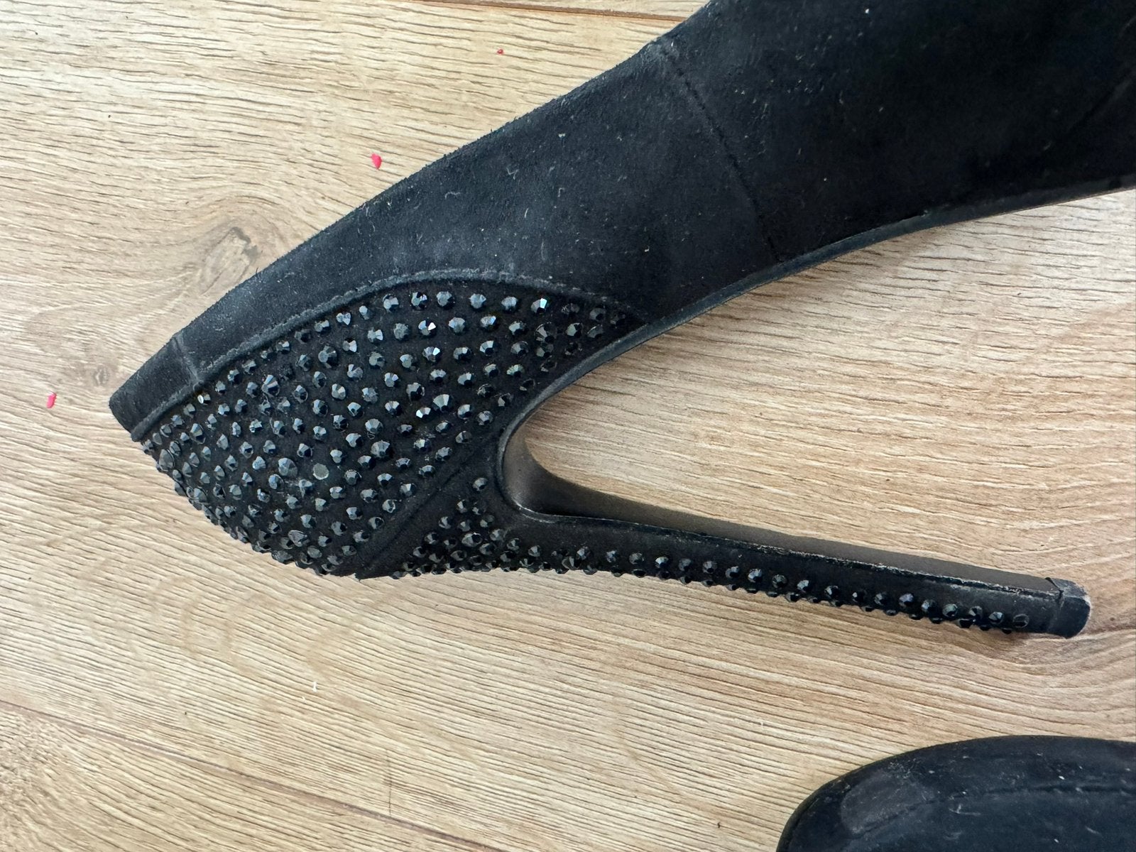 Pump met hoge hak maat 36, Ophalen of Verzenden, Zo goed als nieuw, Zwart