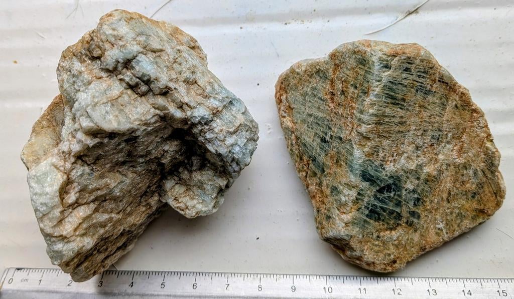 Beriel Beryl Zambia Aquamarijn ruw, Verzenden, Mineraal