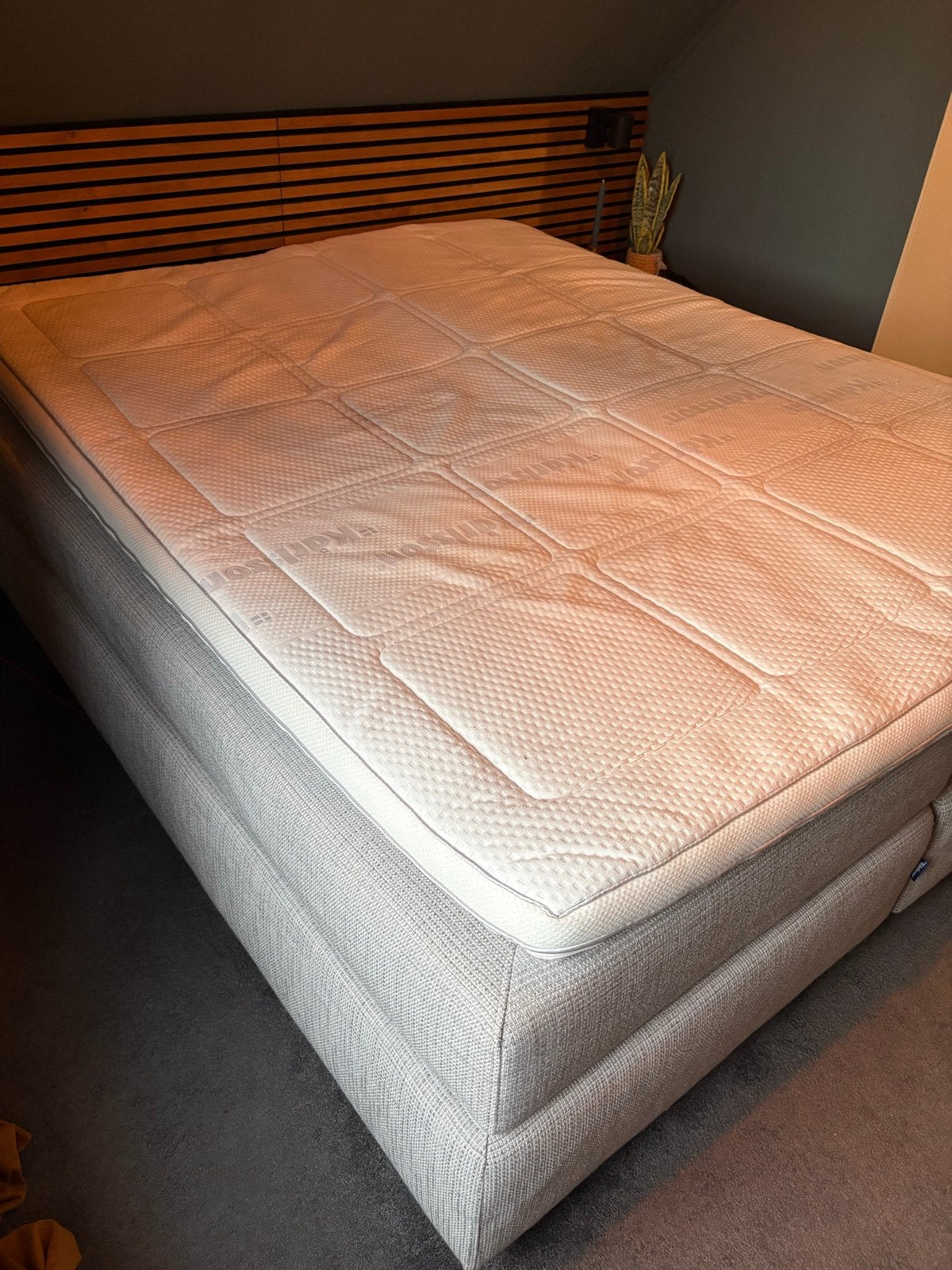 Boxspring Karlson beter bed 180x210 - in prima staat, Ophalen, Gebruikt, 210 cm, Tweepersoons