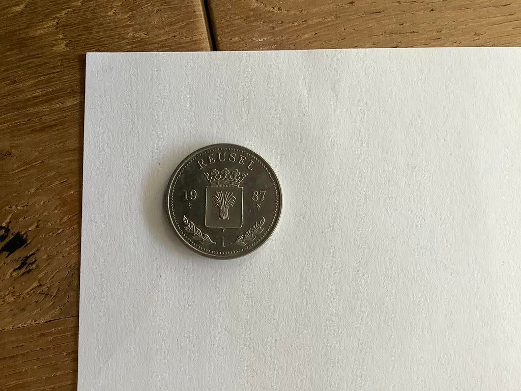 Reusel munt uit 1987 en 1990 1993, Ophalen of Verzenden, Koningin Beatrix