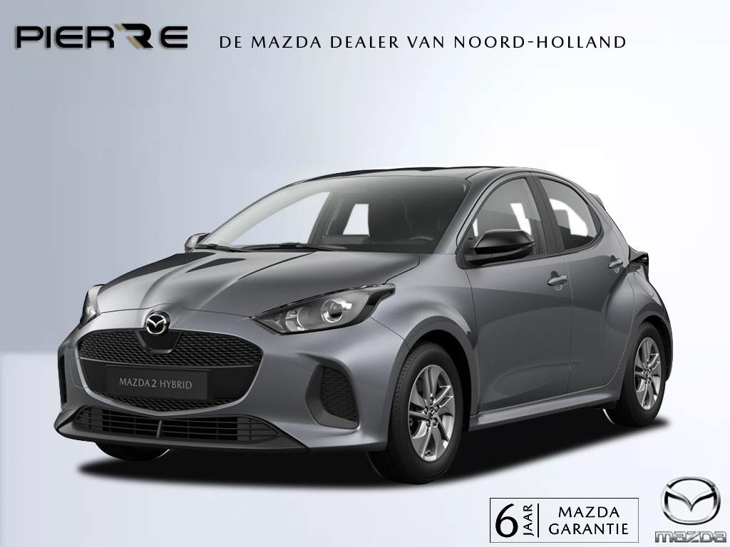 Mazda 2 Hybrid 1.5 Centre-line AUTOMAAT NAVI DMV APPLE CARPL, Stof, Zwart, Overige brandstoffen, 1490 cc