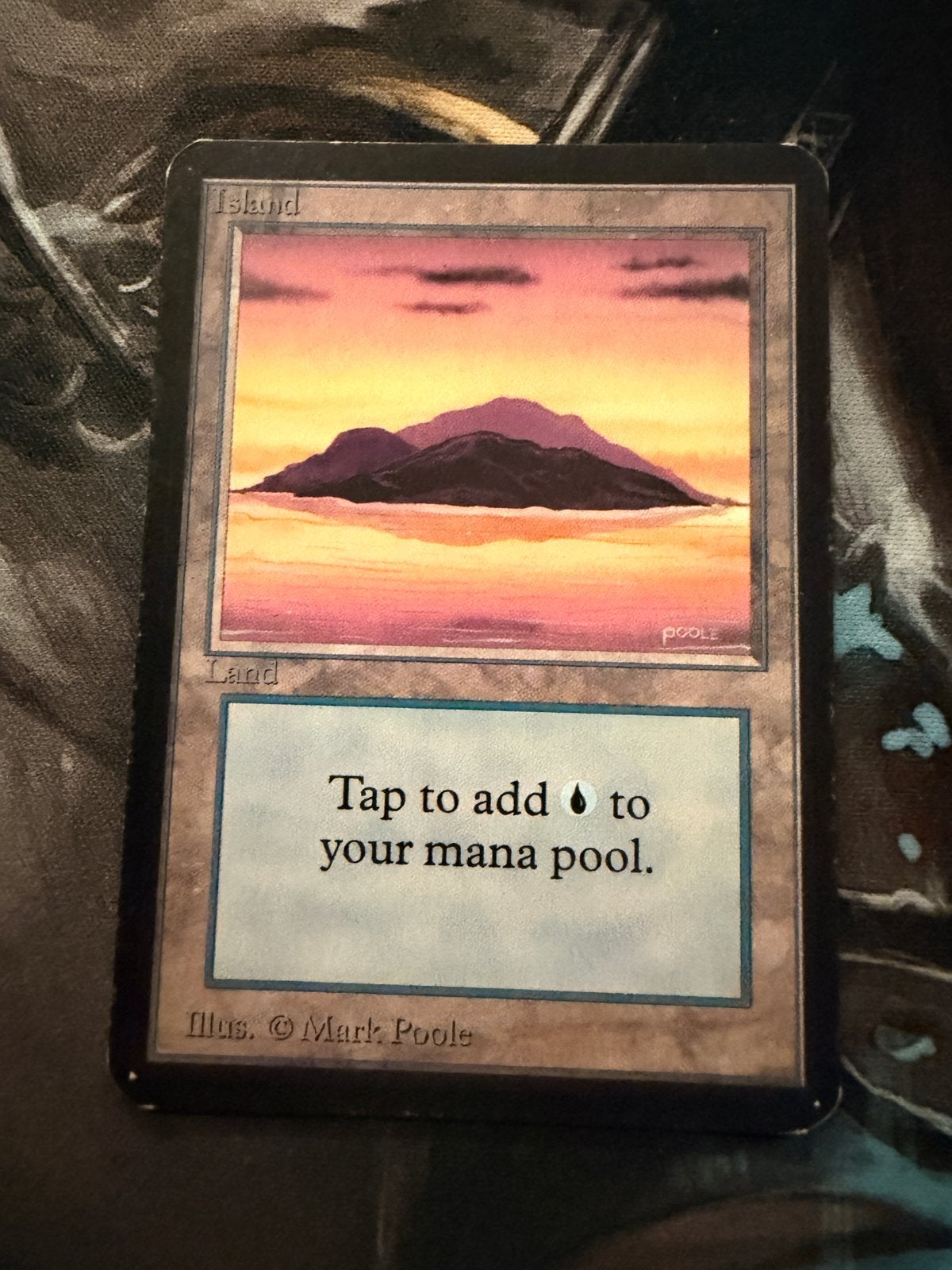 Magic: The Gathering - Island (Alpha) - Basic Land, Ophalen of Verzenden, Gebruikt, Losse kaart
