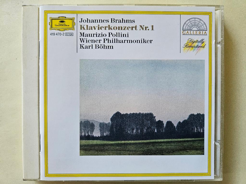 Brahms - Piano concert 1 - Wiener Phil. Böhm Pollini, Ophalen of Verzenden, Classicisme, Zo goed als nieuw, Kamermuziek
