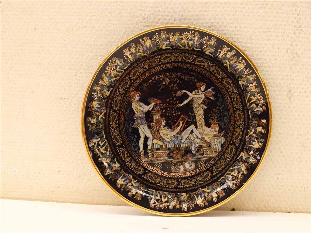 Dakas Keramiek Porseleinen wandbord 51672, Ophalen of Verzenden, Gebruikt
