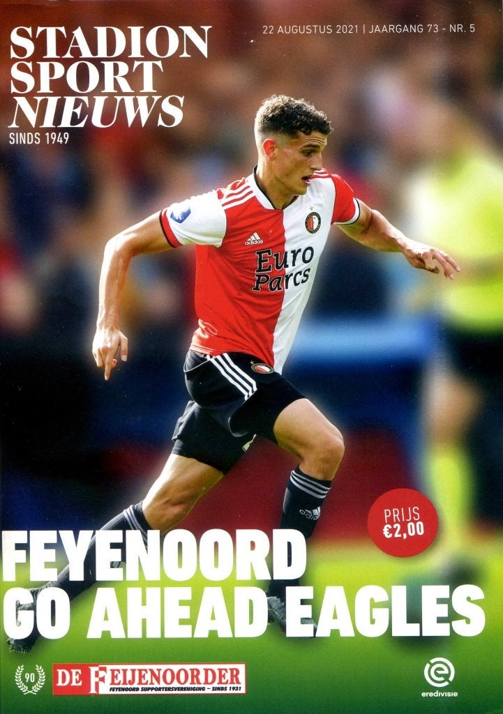 Feyenoord - wedstrijdmagazines, Verzamelen, Ophalen of Verzenden, Zo goed als nieuw, Feyenoord, Boek of Tijdschrift