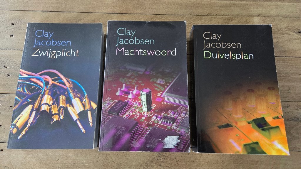 Serie 'Misdaad en media' - Clay Jacobsen (christelijke thril, Boeken, Ophalen of Verzenden, Zo goed als nieuw