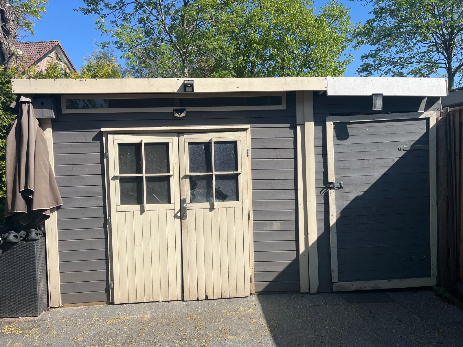 Tuinhuis, Ophalen, Tuinhuis, 250 tot 500 cm, 2 ramen