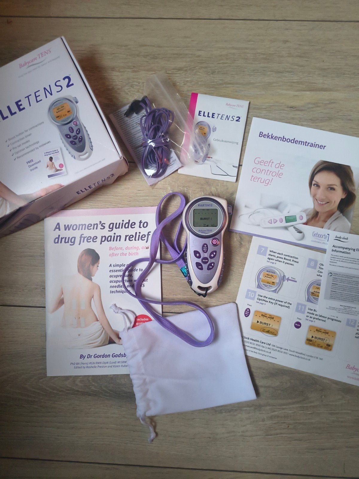 Elle TENS 2 - Pijnverlichting tijdens bevalling, Ophalen of Verzenden, Zo goed als nieuw