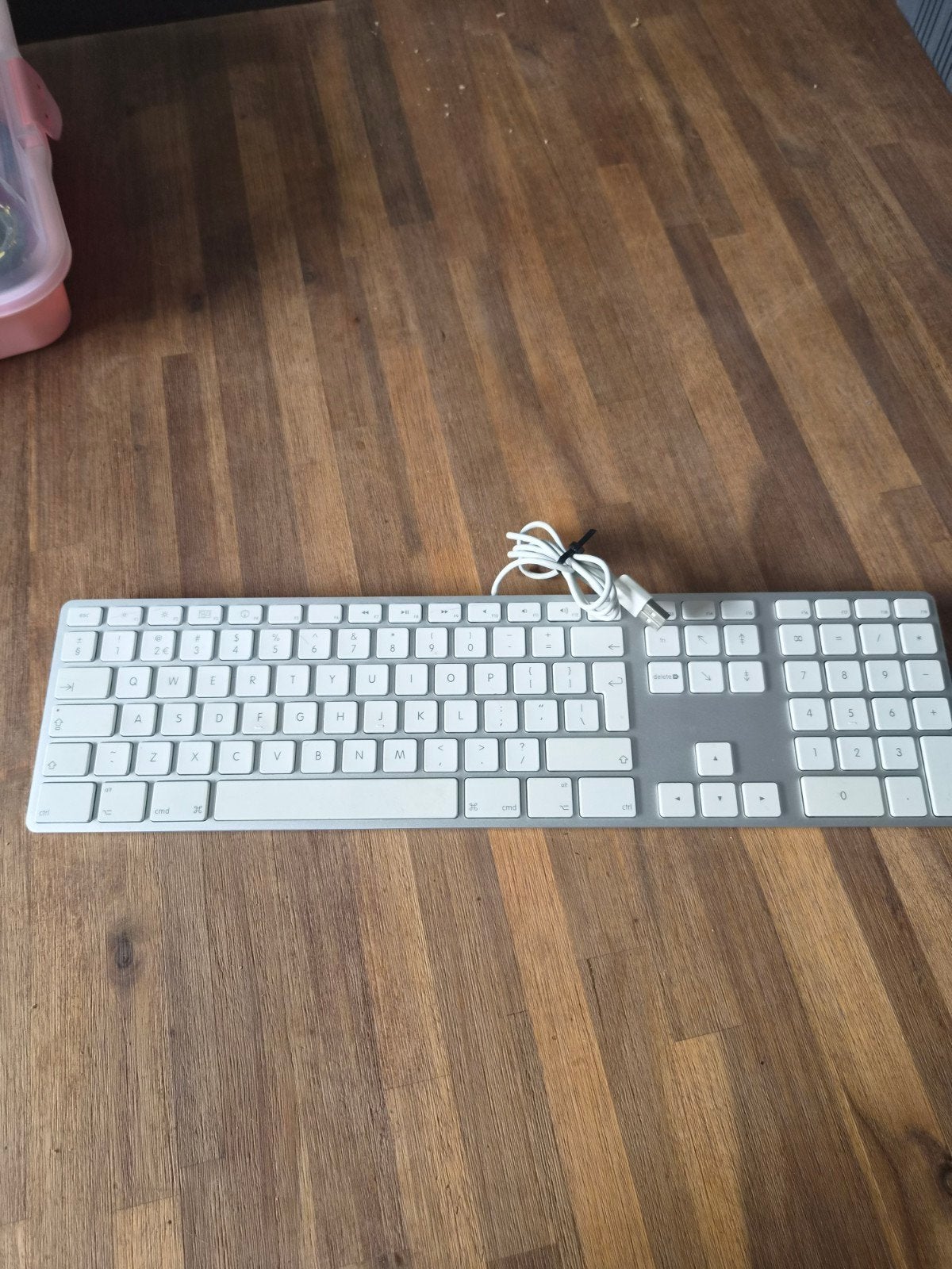 Apple bedraad toetsenbord A1243 - QWERTY, Computers en Software, Gebruikt, Ophalen of Verzenden, Qwerty, Apple