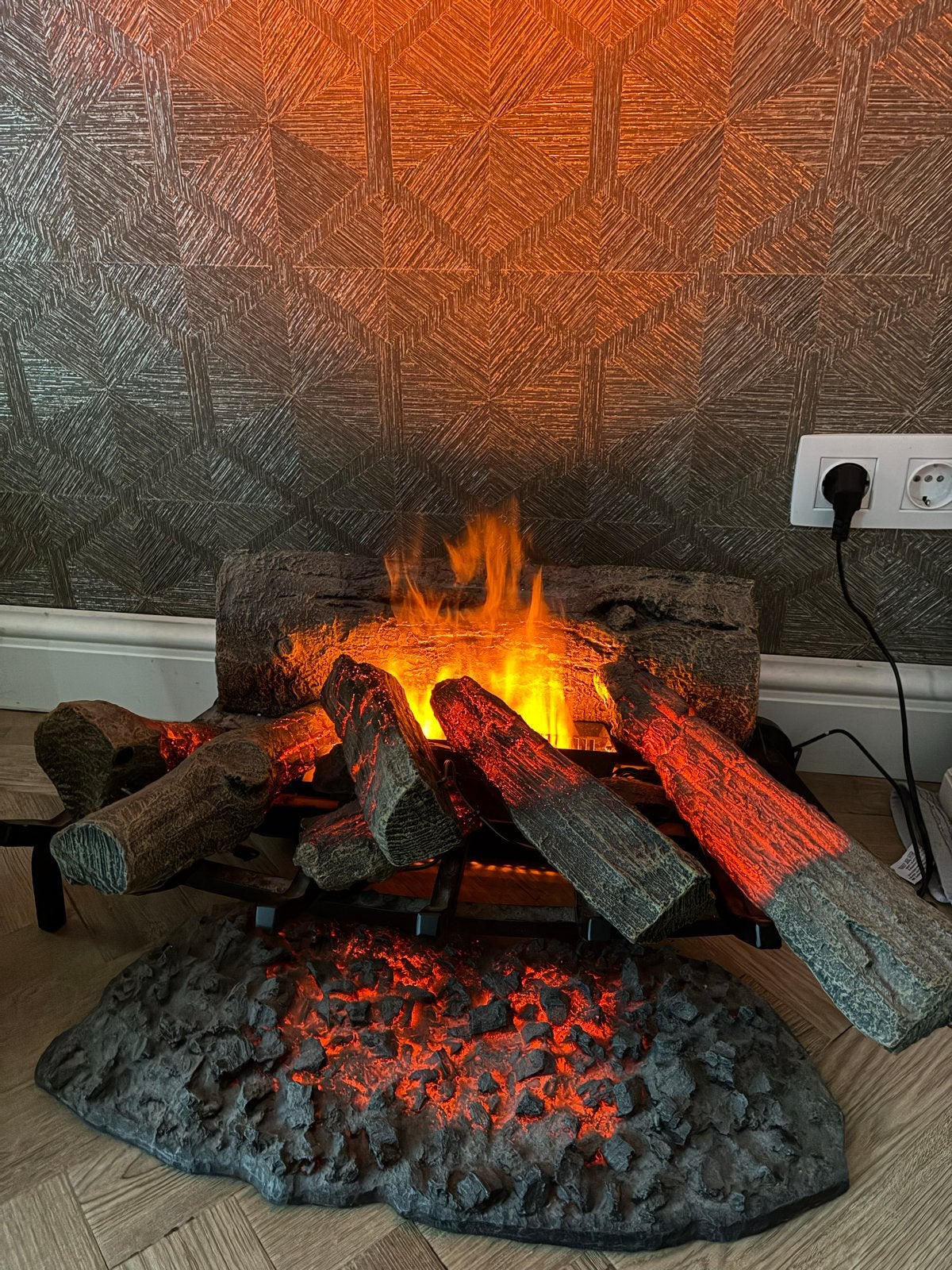 Dimplex Opti-myst 3D vlam Waterdamphaard - Realistisch vuur, Huis en Inrichting, Ophalen, Gebruikt, Inzethaard, Elektrische haard