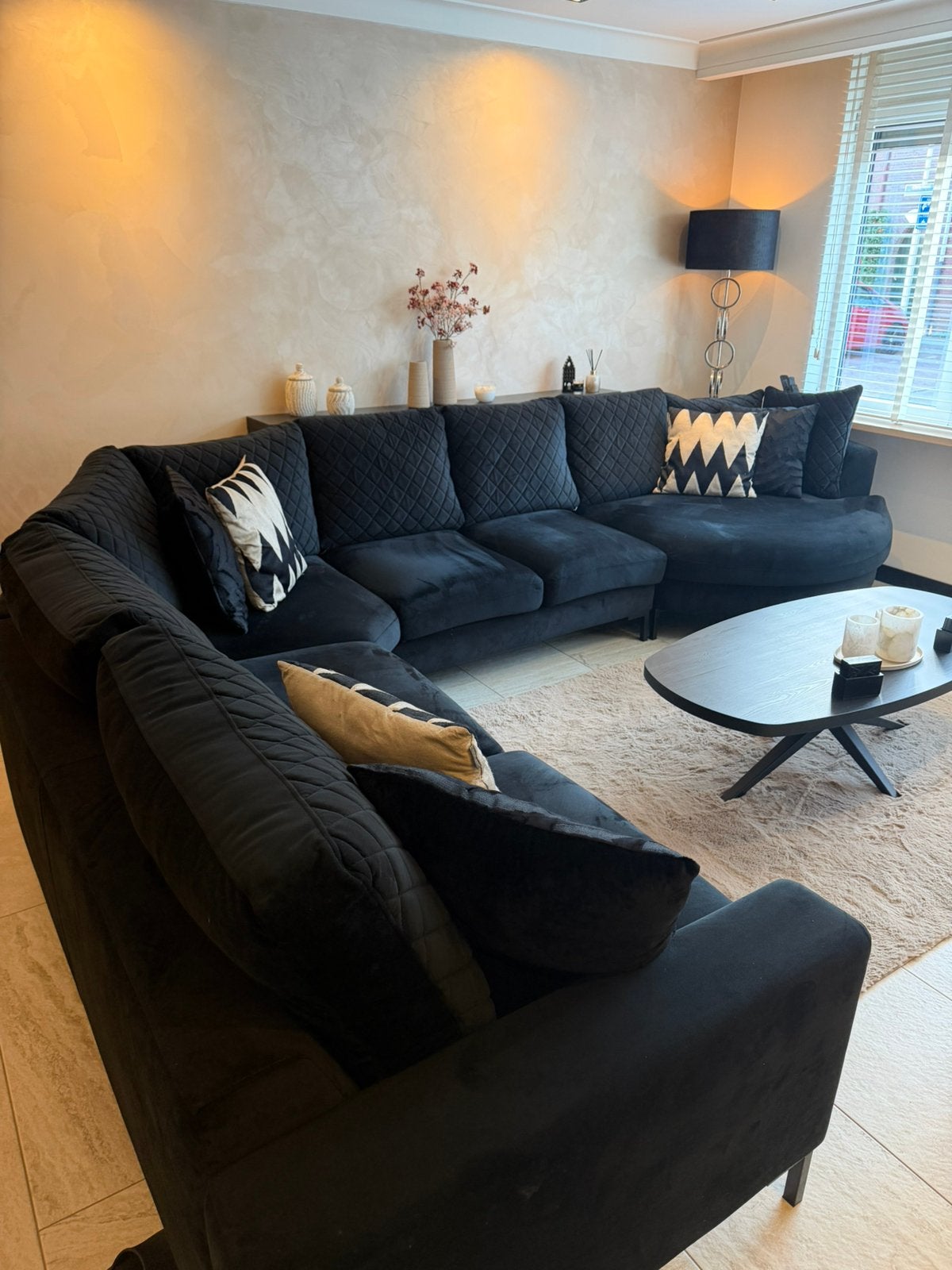 Luxe Urban Sofa Lausanne U-Bank (Brooklyn kussens), Ophalen, Zo goed als nieuw, Stof, Eric Kuster stijl - (Brooklyn kussens)
