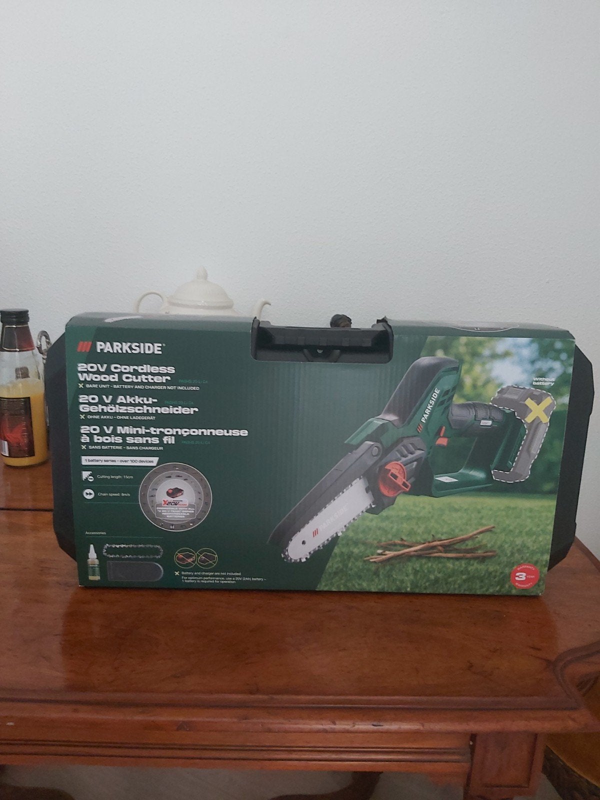 Mini kettingzaag nieuw Parkside ( zonder accu en oplader), Doe-het-zelf en Verbouw, Ophalen, Nieuw, Overige typen