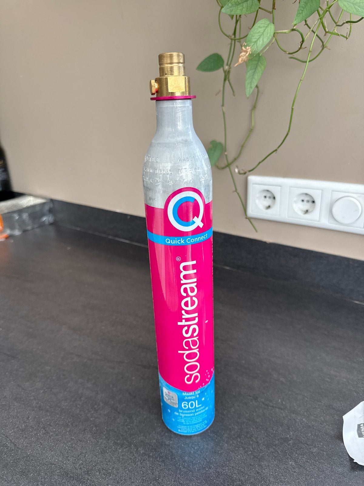 Lege Sodastream Quick Connect CO2 cilinder 60L (voor inruil), Witgoed en Apparatuur, Ophalen, Gebruikt