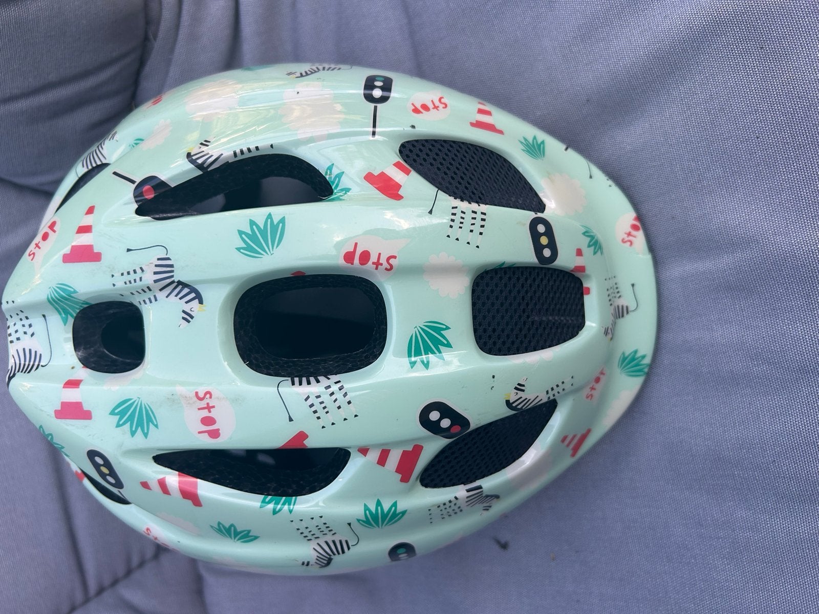 Hema kinderfietshelm met leuke print - Zo goed als nieuw, Ophalen of Verzenden, Zo goed als nieuw, Overige maten, Jongen of Meisje