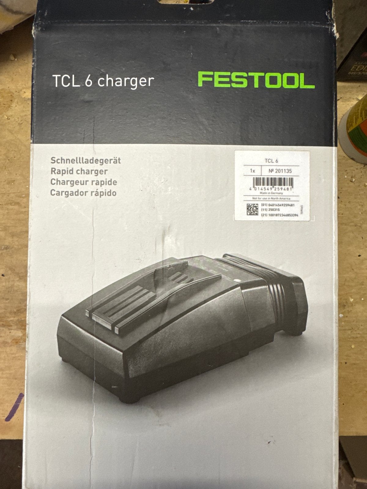 Festool TCL 6 Oplader - Nieuw in doos, Ophalen, Zo goed als nieuw