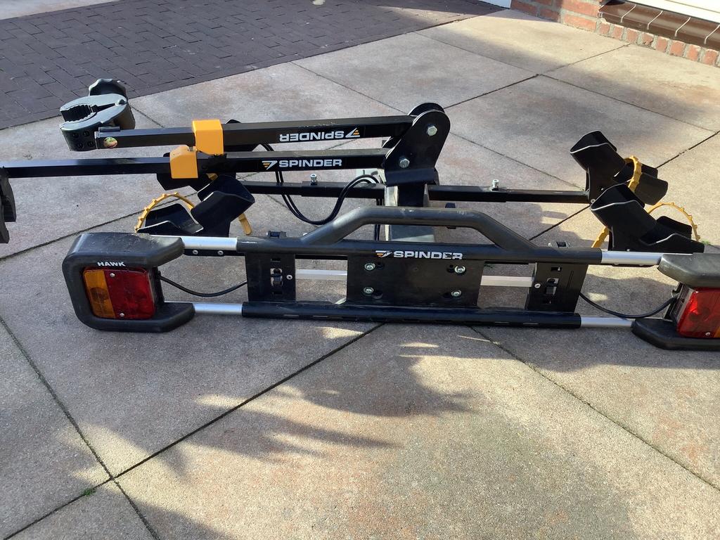 Fietsendrager Spinder Hawk, Auto diversen, Fietsendragers, Ophalen of Verzenden, Gebruikt, Trekhaakdrager
