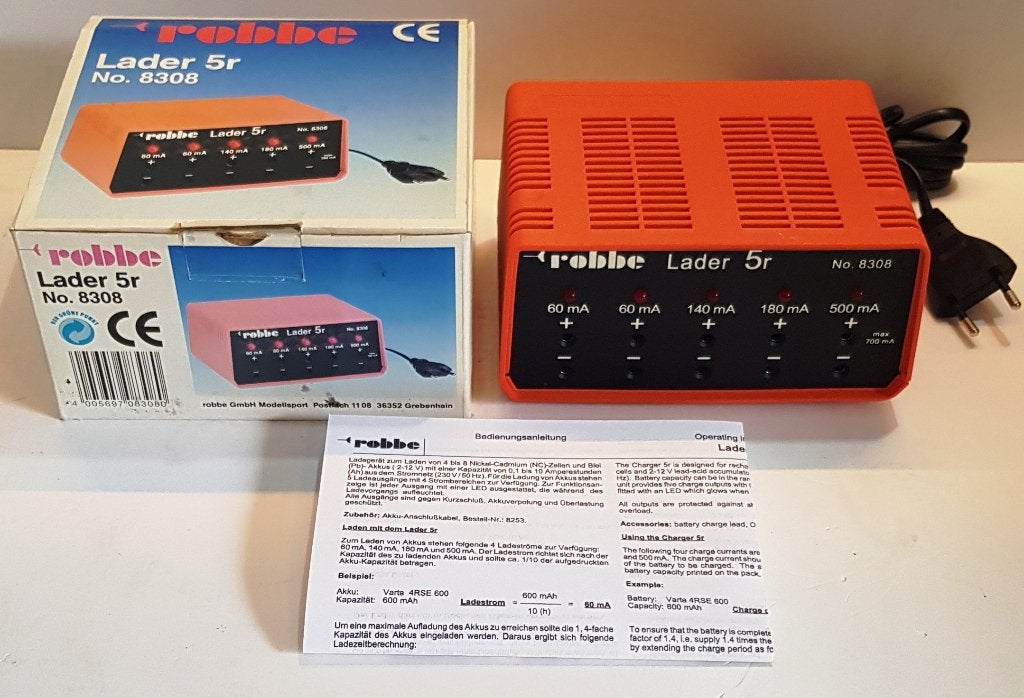 Robbe Lader 5r 220V #8308 (Nieuwstaat), Hobby en Vrije tijd, Modelbouw | Radiografisch | Overige, Verzenden, Nieuw