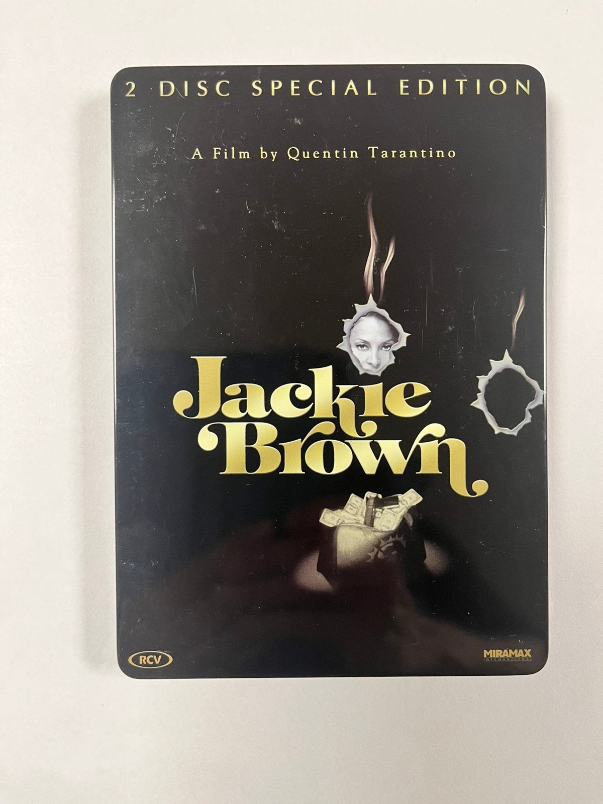 Jackie Brown (1997) Quentin Tarantino 2-disc metal case, Engels, Vanaf 16 jaar, Nederlands, Actiethriller