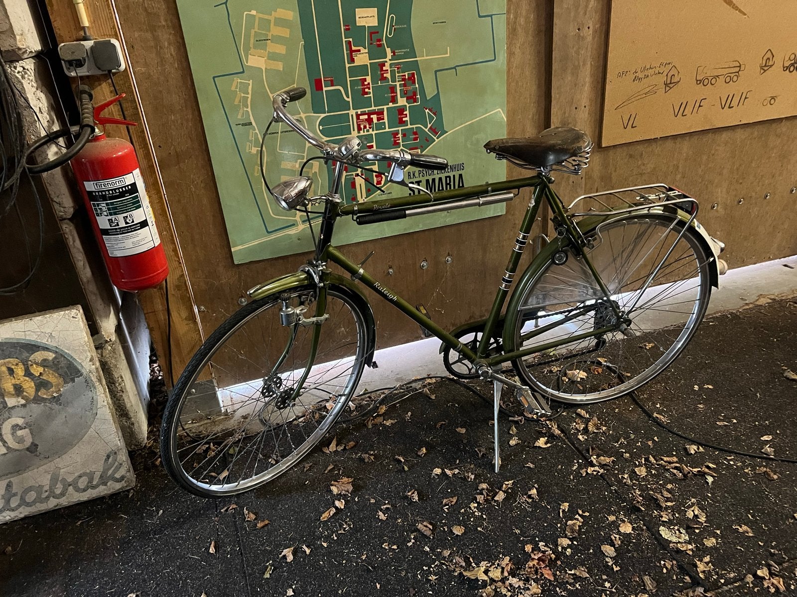 Vintage Raleigh fiets  oldtimer in zeer mooie staat, Velgrem, Versnellingen, Zo goed als nieuw, 53 tot 57 cm