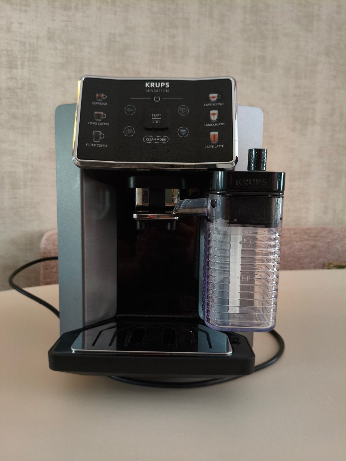 Krups Sensation espressomachine in zeer goede staat, Witgoed en Apparatuur, Koffiezetapparaten, Ophalen, Espresso apparaat, 10 kopjes of meer