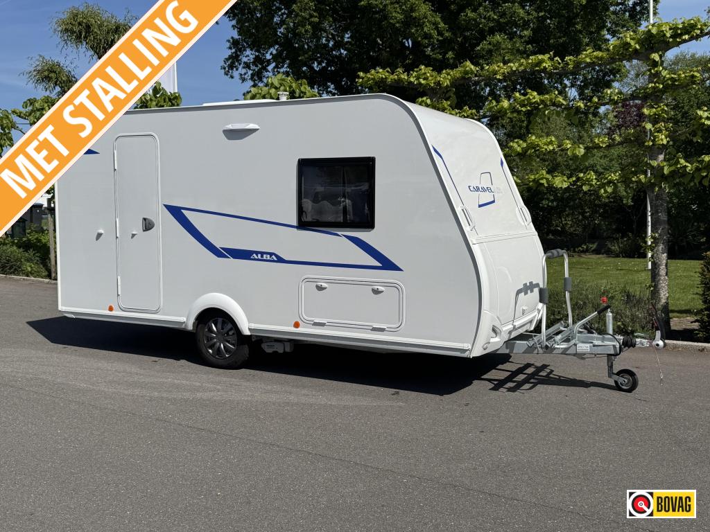 Caravelair Alba 400 Mover,voortent,Nieuwstaat, Bedrijf, Treinzit, Caravelair, Dwarsbed