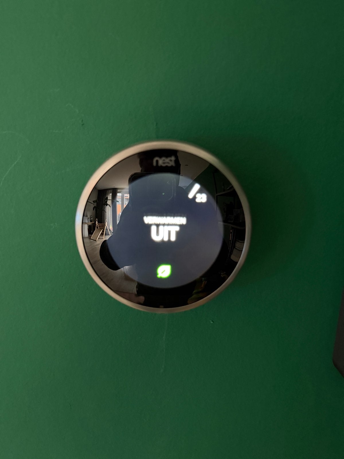 Nest Thermostaat met Heat Link - Slimme Energiebesparing, Doe-het-zelf en Verbouw, Ophalen of Verzenden, Slimme thermostaat, Zo goed als nieuw
