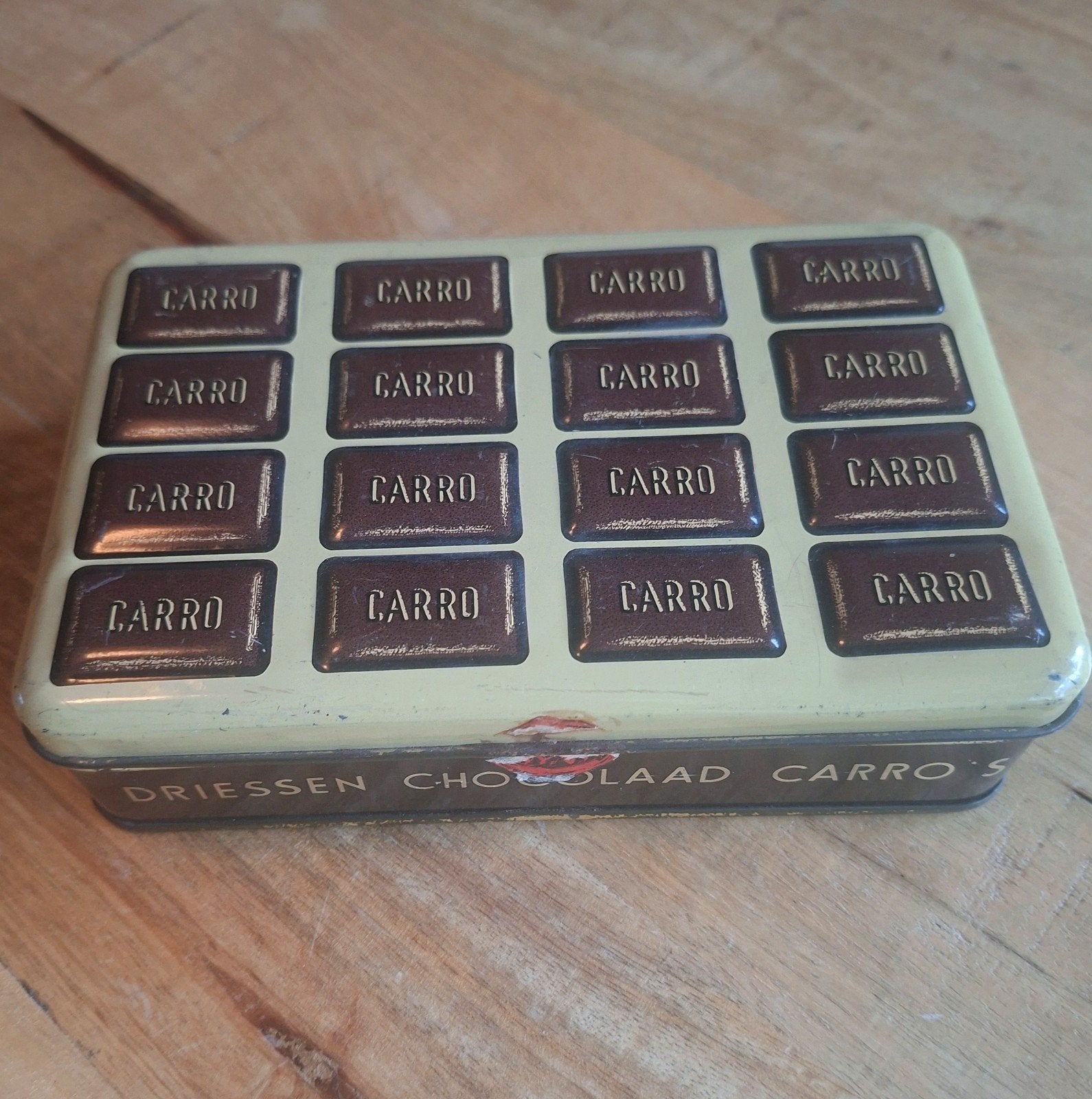 Vintage Driessen Chocolade Carro's Blik, Ophalen