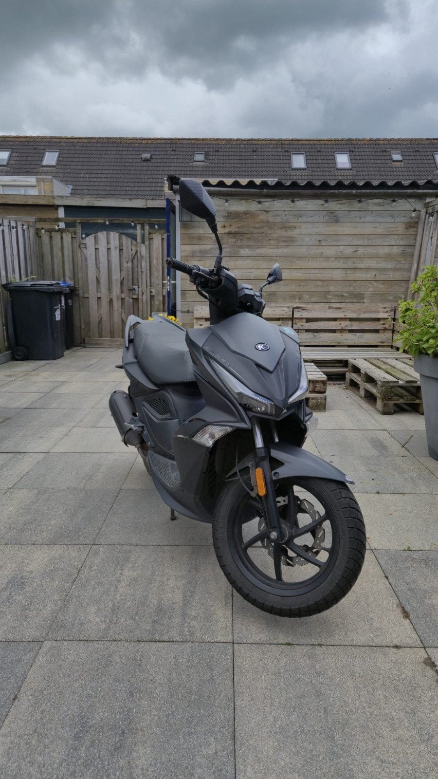 Kymco Super 8 Scooter - Zwart, Goed Onderhouden, Ophalen, Gebruikt, Maximaal 45 km/u, Benzine