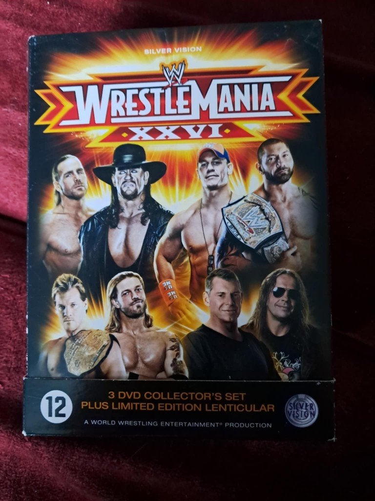 Wrestlemania dvds (WWE), Vanaf 12 jaar, Ophalen, Zo goed als nieuw, Overige typen