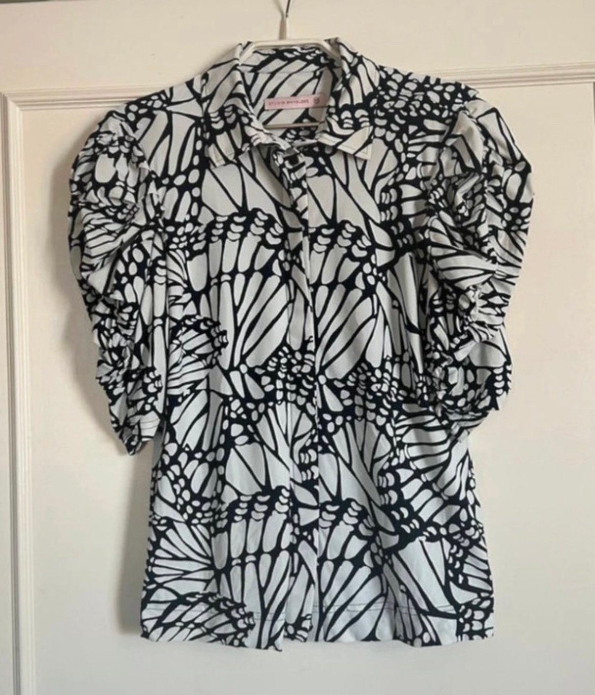 Zwart witte Studio Anneloes blouse in maat XS, Verzenden, Nieuw, Maat 34 (XS) of kleiner, Wit