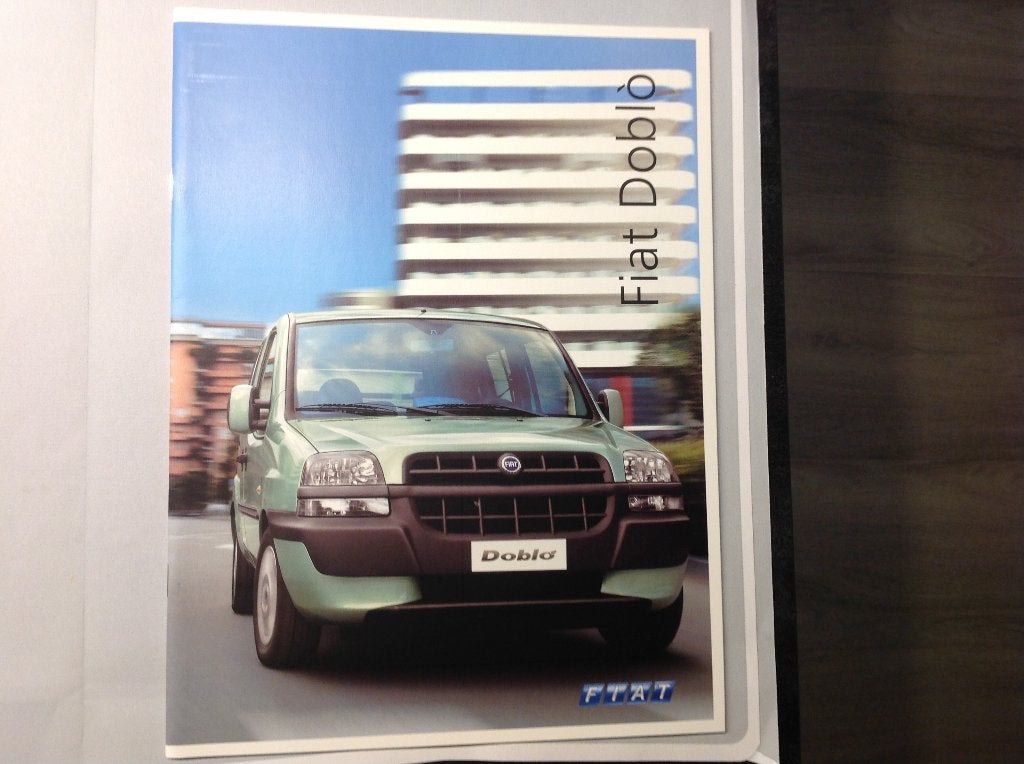 9 Fiat Doblo folders  1 stuk= 0,50 ct   3 stuks = 1 euro, Ophalen of Verzenden, Nieuw, Overige merken