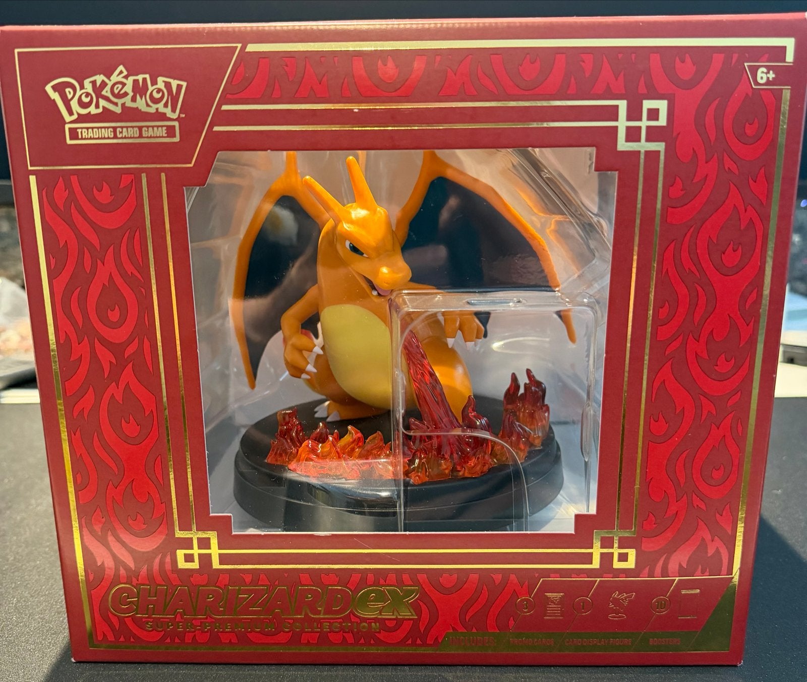 Pokémon Charizard ex Super Premium Collection Figuur, Verzamelen, Poppetjes en Figuurtjes, Ophalen of Verzenden, Zo goed als nieuw