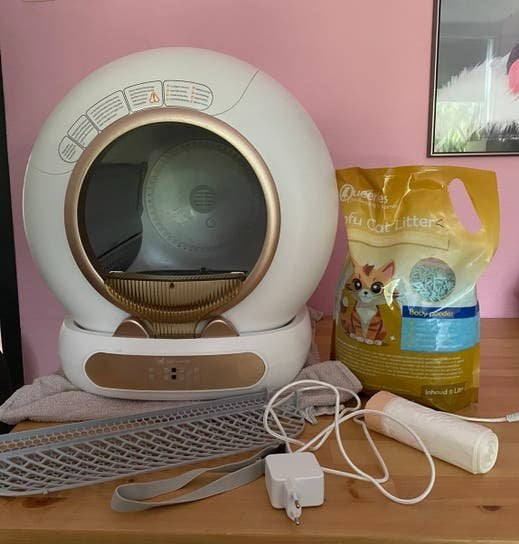 Elektronische kattenbak fresh 3 van Viervoeter, Ophalen, Zo goed als nieuw