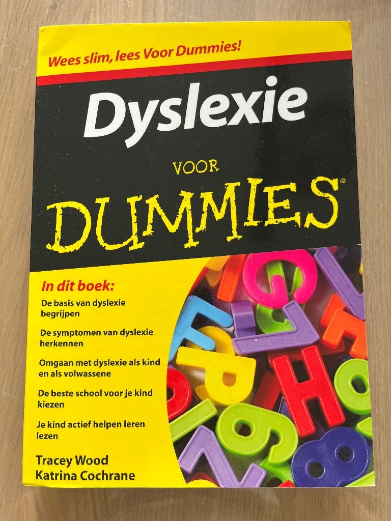 Dyslexie voor dummies boek, Ophalen of Verzenden, Alpha, Gelezen, Overige niveaus