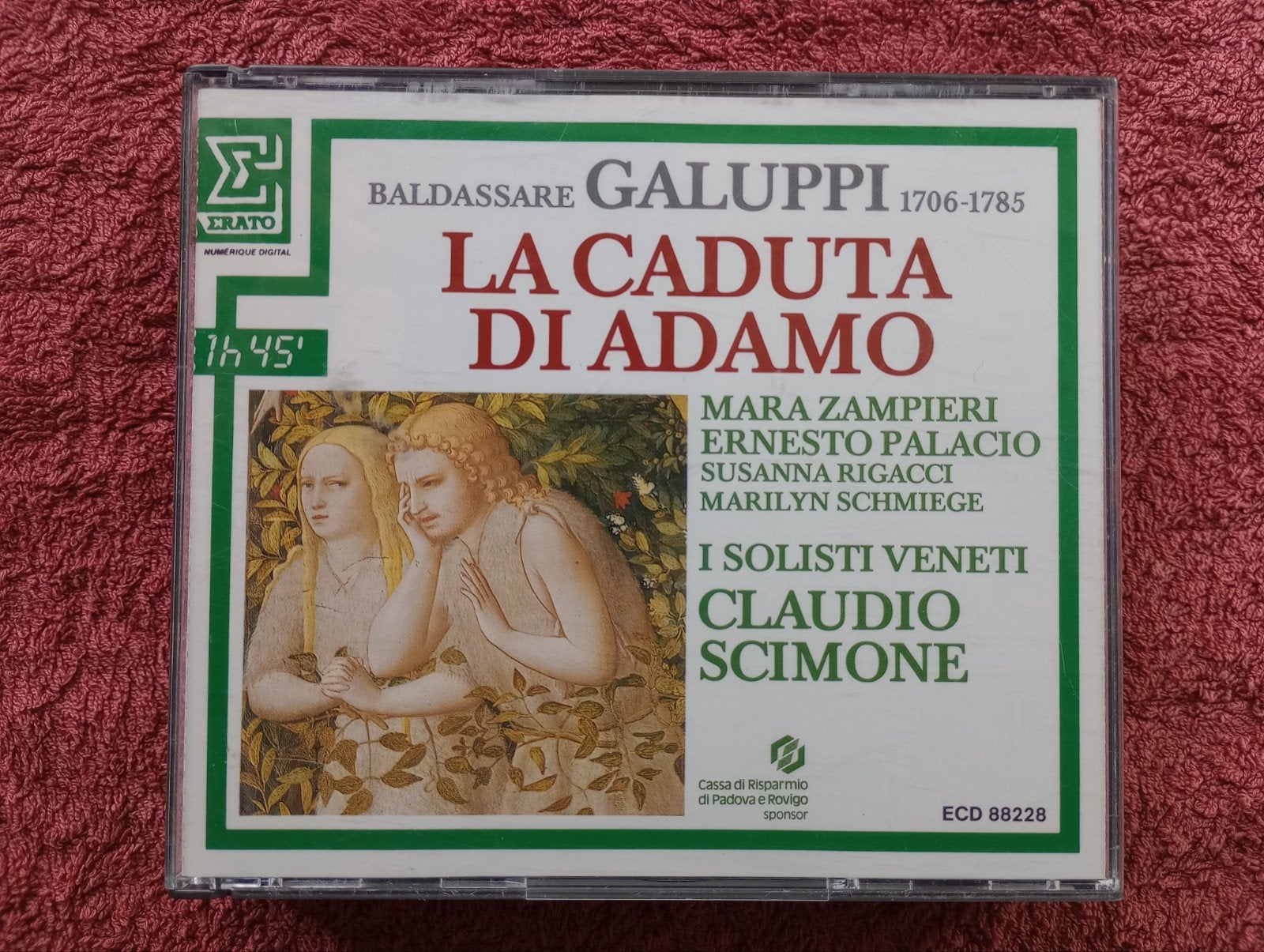 Galuppi - La Caduta di Adamo - Claudio Scimone 2CD, Ophalen of Verzenden, Gebruikt, Opera of Operette