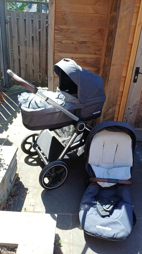 Easywalker Harvey 2 kinderwagen compleet, Gebruikt, Combiwagen, Verstelbare duwstang, Ophalen