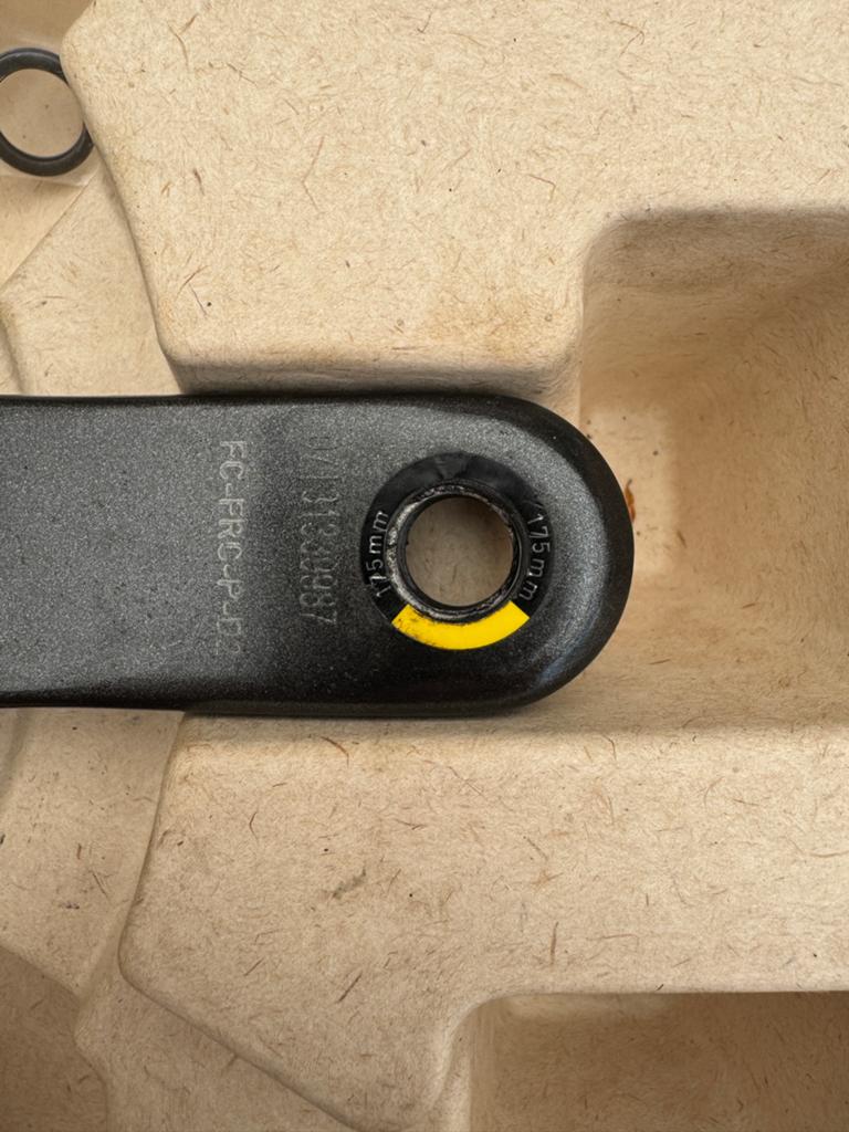 SRAM Force Crankstel met Quarq Powermeter, Crankstel of Pedalen, Gebruikt, Ophalen of Verzenden, Racefiets