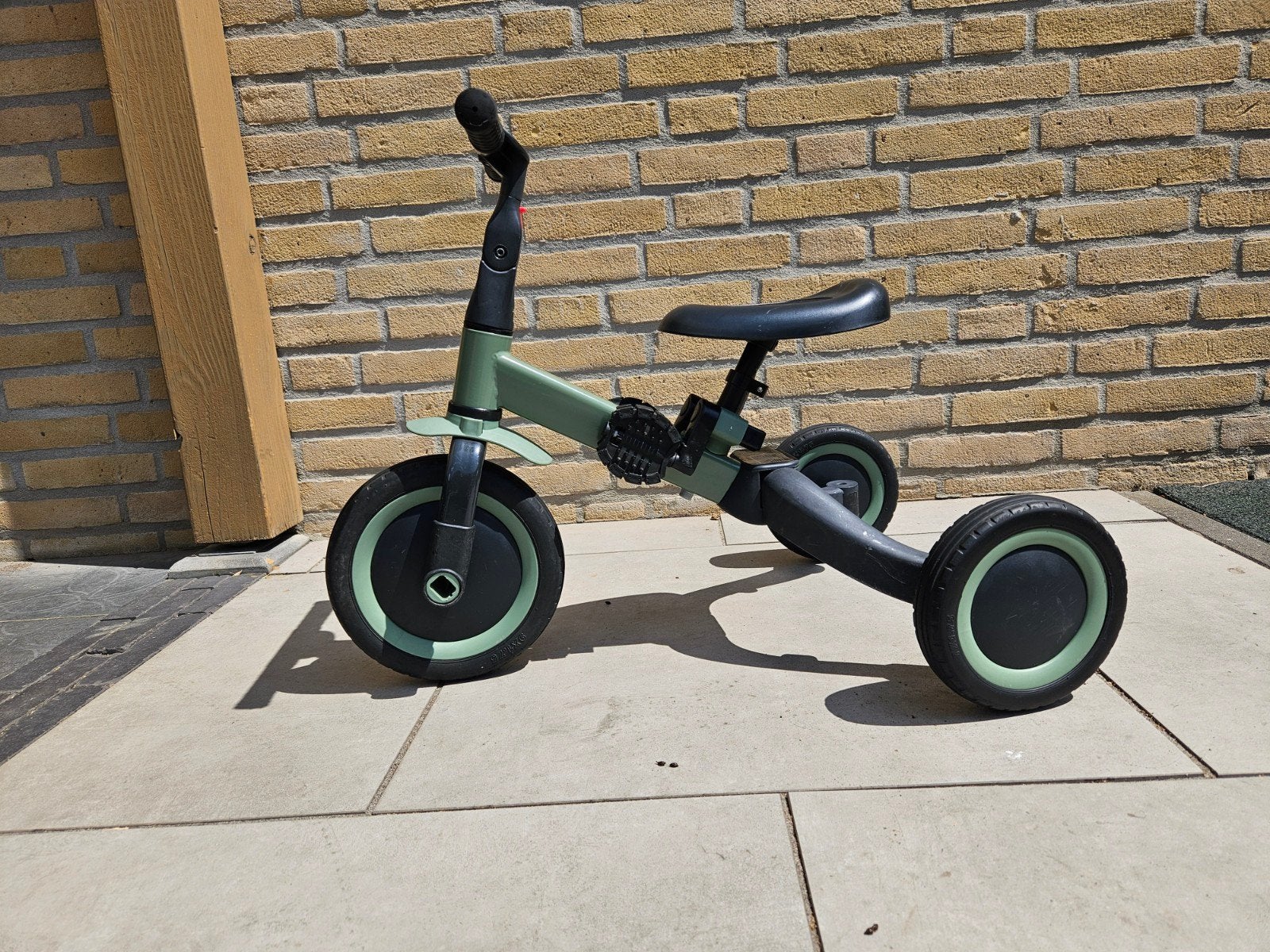 Topmark Kaya 4 in 1 loopfiets/driewieler groen, Ophalen, Gebruikt, Loopfiets