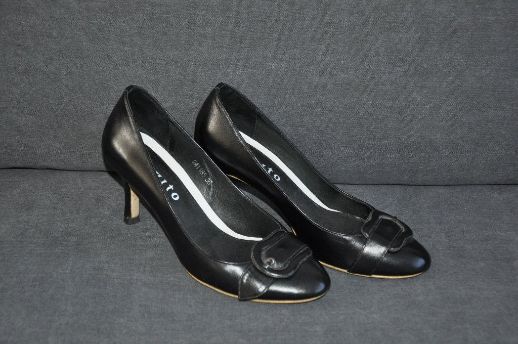 invito pumps 36, shoes 36, leren schoenen 36, Pumps, Zwart, Ophalen of Verzenden, Zo goed als nieuw