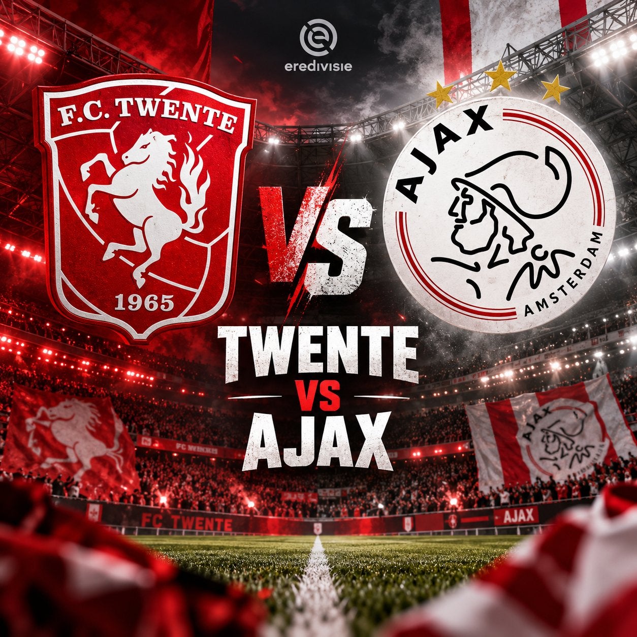 2x tickets Fc Twente - Ajax (naast elkaar), Twee personen