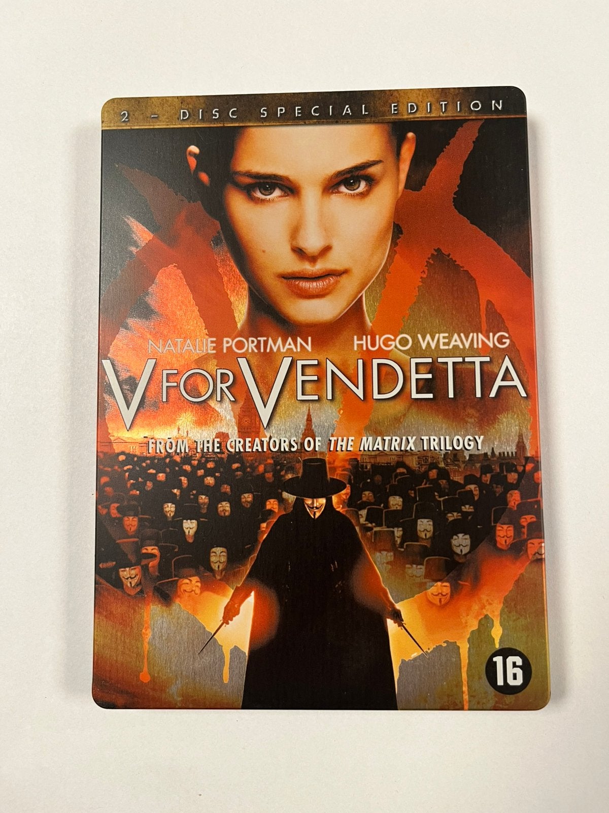 V for Vendetta (2005) met oa Nathalie Portman NL-steelbook, Engels, Vanaf 16 jaar, Nederlands, Ophalen of Verzenden