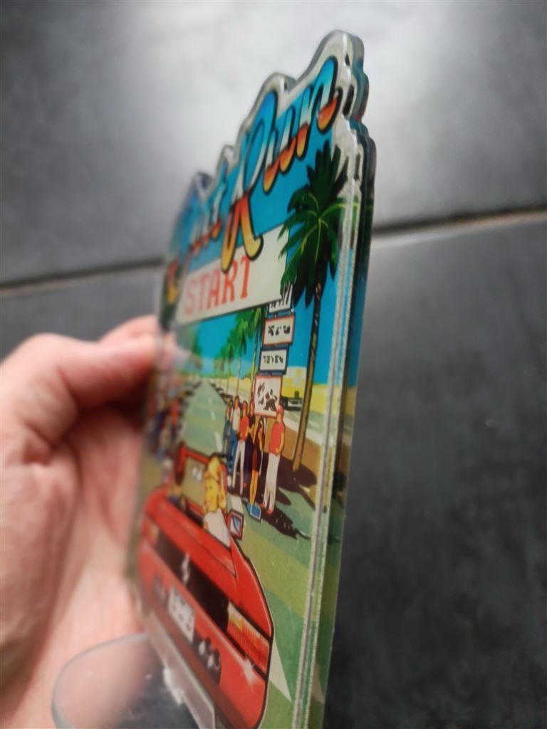 OUTRUN SEGA Acrylic Display Game Stand, Spelcomputers en Games, Verzenden, 1 speler, Nieuw, Vanaf 3 jaar