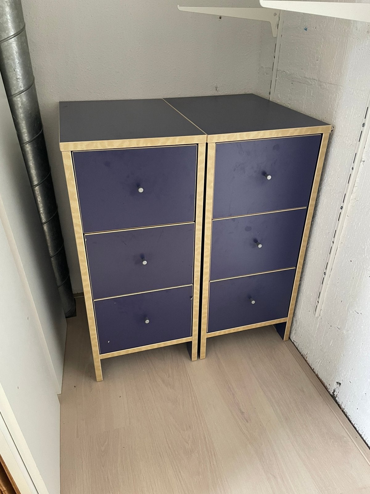 2 ladekastjes van Ikea, Huis en Inrichting, Ophalen, Gebruikt, 50 tot 100 cm, 3 of 4 laden
