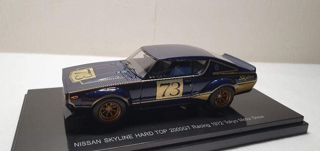Ebbro Nissan Skyline Hard top 2000GT Racing 1972 TMS, Ophalen of Verzenden, Nieuw, Auto, Overige merken